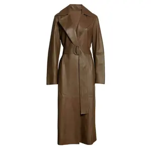 Hot Selling Fashion Long Coat For Women Winter Wear Casual Leather Long Coat By Standard International