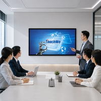 Monitor de Pantalla Táctil Interactiva TouchWo de 43, 49 y 55 Pulgadas para Sala de Conferencias, Pizarra Inteligente de Colaboración Capacitiva con USB