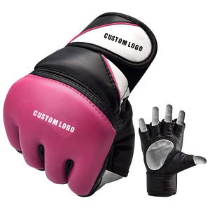 Gants de boxe MMA professionnels personnalisés avec lacets, en cuir PU de haute qualité pour l'entraînement des adultes - Nouveau design et logo, prix de gros - Product Image 3