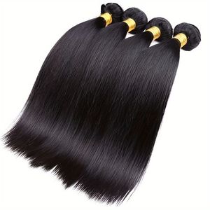Extensiones de Cabello Humano Natural Remy Indio Premium, Super Double Drawn, Trama Única para un Volumen y Brillo Máximos - Product Image 3