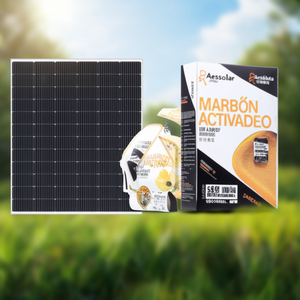 Panneau solaire bifacial Aesolar AE 495 MD-132 N-Type HJT 420W monocristallin, face en verre - Product Image 3