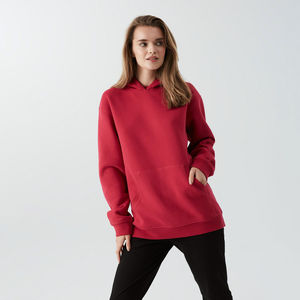 Sudadera con capucha personalizada para mujer, novedad, 100% algodón, peso ligero, mangas completas, bordado frontal, diseño impreso, lo último - Product Image 2