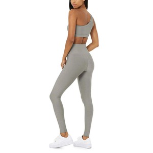 Qualité supérieure Ensemble de yoga grande taille pour femmes Dernière conception Respirant 2 pièces Personnalisable Spandex/Nylon - Product Image 6