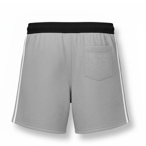 Pantalones Cortos Deportivos Casuales para Hombre, Bordados, Ligeros, Transpirables, de Tela Satinada, Ajuste Cómodo, Diseñados para Correr, Entrenar y Hacer Deporte - Product Image 4