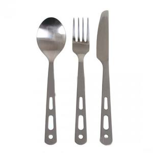 Unique And Different Design Flatware <b>Cutlery</b> Set Stainless Steel Silver Matte Polished With Rectangular Cutting Design Handle - Product Image 6