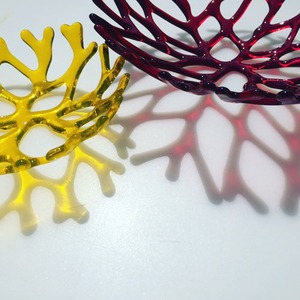 <b>Blue</b> Resin Decorative <b>Bowl</b> Handmade Glossy Finish Elegant Centerpiece for Dining Table Living Room Kitchen or Gifting Display - Product Image 3