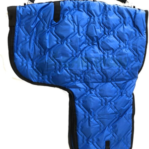 Sac de transport de selle Western respirant avec coutures renforcées, doublure rembourrée et poignées durables protège la selle en toutes saisons - Product Image 1