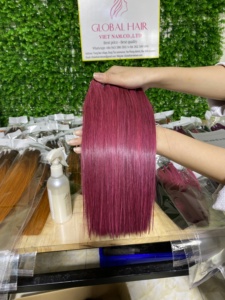 Extensiones de cabello humano vietnamita 100% con cierre de encaje transparente sin procesar de onda profunda de Color negro Natural de la mejor venta - Product Image 6