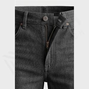 Jeans en denim extensible pour homme, coupe slim, couleur personnalisée, style délavé, pantalon décontracté durable, qualité supérieure en gros - Product Image 4