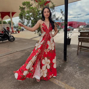 Robe moulante écologique pour femmes strass droits élégant fête été sans manches longue au prix de gros - Product Image 3