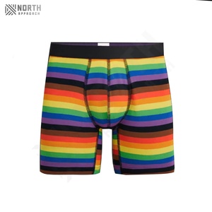 บ็อกเซอร์ผู้ชายหลายแพ็คมีดีไซน์ไม่ติดแท็กและสวมใส่สบายระบายอากาศได้ดีทำจากวัสดุน้ำหนักเบาสำหรับผู้ชายฤดูร้อน - Product Image 1