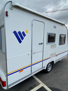 Achetez une caravane de voyage de luxe de haute qualité, adaptée aux familles, avec toit rigide, salle de bain indépendante et auvent extérieur en promotion - Product Image 5
