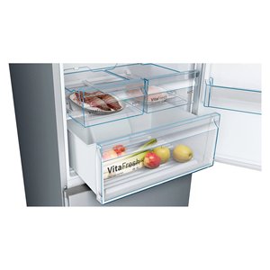 Réfrigérateur-congélateur combiné SERIE 4 KGN49XLEA Total No Frost Inox look classe E (70x67x203cm) - Product Image 2