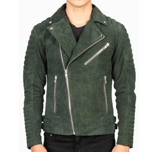 Veste pour homme en daim et toile matelassée, style streetwear décontracté d'hiver 2023, tendance, prix bas - Product Image 2