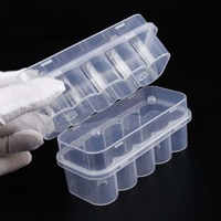 Boîte de stockage de vaccins en plastique PET stérile personnalisée de 3 ml, 1 pièce, petit support de flacon pour vaccins peptidiques - Vente en gros