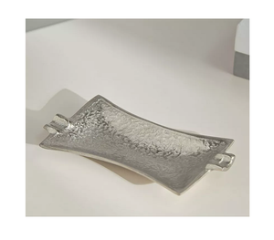 Bandeja de metal de forma personalizada para mesa de comedor Utensilios de cocina de nuevo diseño para hoteles y restaurantes Fabricante al por mayor Proveedor - Product Image 1