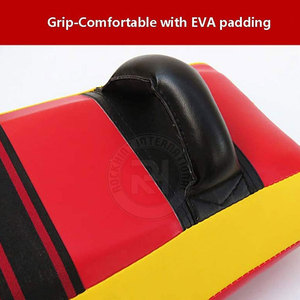 Almohadillas tailandesas profesionales de alta calidad para MMA y entrenamiento de boxeo Nuevo diseño de cuero Kick Thai Pads - Product Image 4