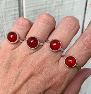 Anillo de piedras preciosas con forma de marquesa de Calcedonia rosa de 8x16mm, joyería chapada en oro de Plata de Ley 925 para Año Nuevo, conjunto de bisel, joyería - Product Image 2