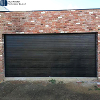 Porte de garage automatique sectionnelle automatique de haute qualité Portes de garage modernes à panneau en aluminium isolé pour villas