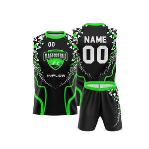 Uniformes de football américain à drapeaux, uniformes de football américain 7v7, uniformes de football américain à drapeaux pour les jeunes, vêtements d'équipe professionnels, ensembles de maillots, maillots de football - Product Image 1