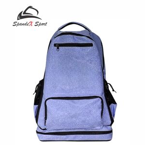 กระเป๋าเป้เชียร์ลีดเดอร์สีสันตามสั่ง พร้อมซิปปิดและดีไซน์แบบมีแผง  กระเป๋าหนังสือแบบมีกลิตเตอร์สำหรับเด็กและวัยรุ่น - Product Image 2