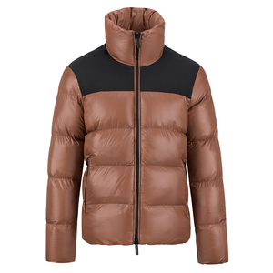 Hot selling men's Hooded <b>Packable</b> Down <b>Jacket</b> Standard and Plus made in Pakistan Hooded Puffer Bubble Coat - Product Image 5