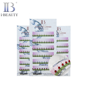 i-BEAUTY Eyelash Extension - ib Diamond <b>lashes</b> (Single -type mix color) ibeauty korea individual eyelash extension High Quality - Product Image 1