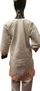 Trajes de algodón confeccionados de diseñador de verano para mujeres Faisalabad Shalwar Kameez de la colección de ropa india y pakistaní - Product Image 2