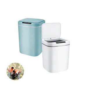 Taiwan product daily necessities 18L smart trash can(battery version) featuring Streamlined and suitable to Throw away food scra
