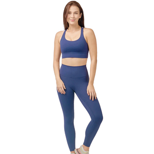 Logotipo personalizado Gimnasio de las mujeres Fitness Conjuntos de manga larga Active Wear Yoga Set Plus Size Bra Solid Custom Fitness Apparel Pakistán - Product Image 1