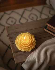 Bougie parfumée à la cire de soja en forme de fleur de pivoine, artisanale, aromathérapie, marque privée, décoration intérieure, cadeaux de Thanksgiving, meilleur choix - Product Image 3