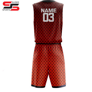 ชุดบาสเก็ตบอลเสื้อบาสเก็ตบอลตาข่ายใส่กลับด้านได้ - Product Image 2