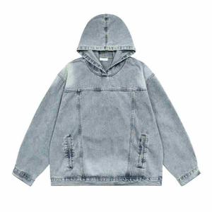 Stylist <b>Men's</b> Denim <b>Hoodies</b> Fashion Trend Wholesale and New Arrival <b>Hoodies</b> Trending <b>Men's</b> Denim <b>Hoodies</b> - Product Image 1