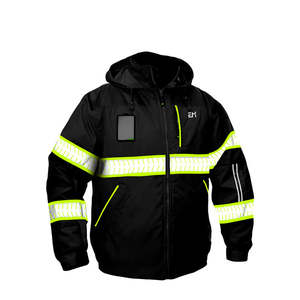 Veste de travail isolée en coton mélangé pour hommes Manteau de construction d'hiver chaud protecteur uniforme industriel extérieur - Product Image 1