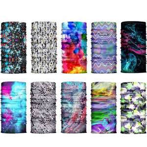 Cache-cou multifonctionnel en polyester, motif personnalisé, coloré, pour le cyclisme, la pêche, le sport, masque facial, bandana, sans couture - Product Image 2