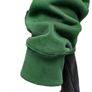 Sweats à capuche personnalisés pour hommes, 100% coton, poids lourd, haute qualité, impression personnalisée, sweats à capuche surdimensionnés de style streetwear avec fermeture éclair pour hommes - Product Image 4