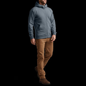 Mens zipper hoodie classic design soft <b>warm</b> <b>fleece</b> casual long sleeve winter outdoor streetwear daily wear comfort style - Product Image 4