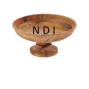 Cuenco grande para servir de calidad alimentaria para uso doméstico, gran oferta, cuenco de madera maciza, cuenco de madera profunda para mezclar ensaladas de frutas - Product Image 1