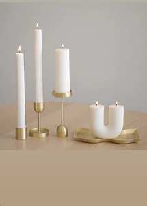 <b>Black</b> Modern <b>Metal</b> <b>Candle</b> <b>Holder</b> With Unique Shape Suitable For Contemporary Homes Luxury Spaces And Interior Decoration - Product Image 5