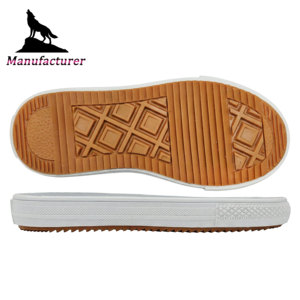 Semelle extérieure antidérapante en TPR <span class=keywords><strong>pour</strong></span> enfants, légère et flexible, marron clair, blanc, style rétro classique, semelle en toile <span class=keywords><strong>pour</strong></span> enfants et adultes, <span class=keywords><strong>semelles</strong></span> décontractées - Product Image 2