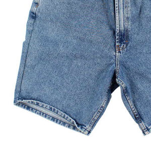 Pantalones cortos vaqueros para hombre, ropa de calle personalizada de color sólido, precios al por mayor, pantalones cortos vaqueros con logotipo personalizado de alta calidad - Product Image 6