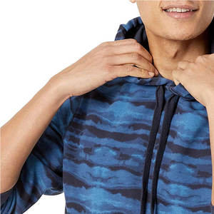 Venta al por mayor de los hombres pulóver con capucha logotipo personalizado de impresión elegante diseño 100% algodón para el otoño-Hecho en Pakistán - Product Image 3