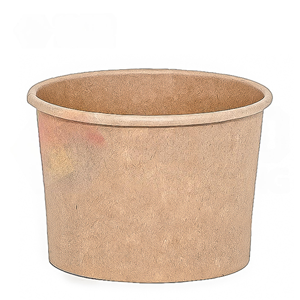 280 + 18-500 unidades Ecológico 12oz/355ml Tazón de sopa marrón Papel desechable y PET con tapa Microondas y apto para llevar para acampar - Product Image 1