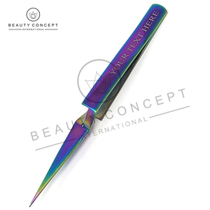 ชุดแหนบแยกและเพิ่มวอลลุ่มแหนบต่อขนตาสีรุ้งแหนบสแตนเลสญี่ปุ่นทนทาน - Product Image 3