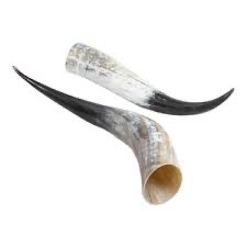 Corne à boire naturelle Viking de haute qualité polie écologique en corne de buffle Design animal - Product Image 3