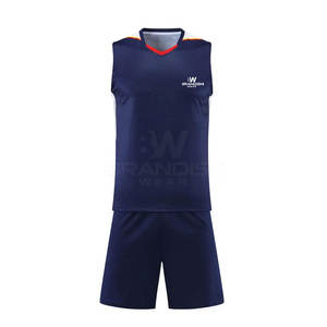 เครื่องแบบวอลเลย์บอลแห้งเร็วระบายอากาศได้สำหรับวัยรุ่นดีไซน์ล่าสุด - Product Image 2