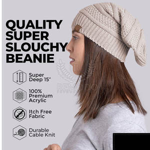 Chapeau en laine 100% de haute qualité, accessoires d'hiver, impression numérique, style classique, couvre-chef doux, tricot - Product Image 2