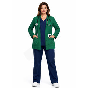 เสื้อกาวน์แพทย์ แขนยาว แบบมืออาชีพ ผลิตตามสั่งจากโรงงาน - Product Image 6