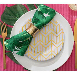 Porte-rond de serviette en or de conception classique forme personnalisée anneau de serviette décoratif de Table d'hôtel pour la meilleure vente - Product Image 3