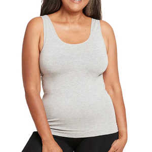 Camiseta sin Mangas de Alta Calidad para Mujer, 100% Algodón y Poliéster, Camiseta sin Mangas de Algodón en Oferta para Ropa Deportiva Femenina - Product Image 1